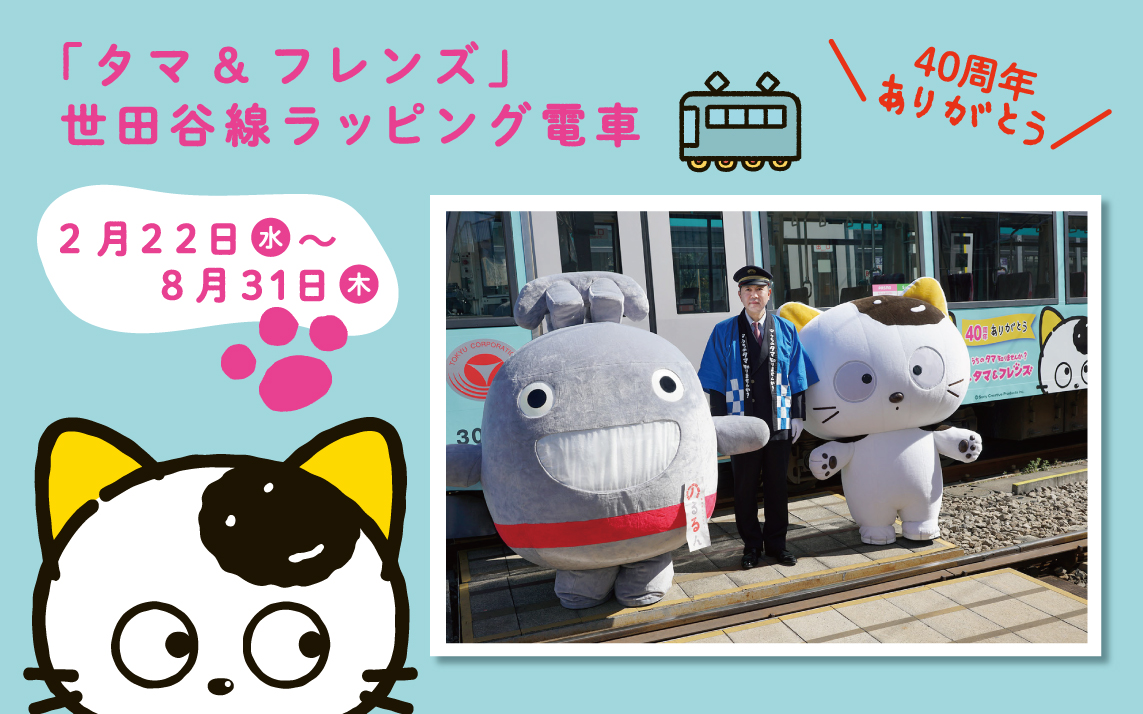 タマ＆フレンズ うちのタマ知りませんか？ 誕生40周年！